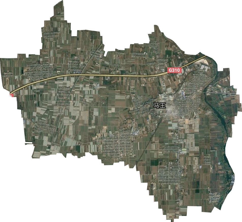 马王街道卫星图