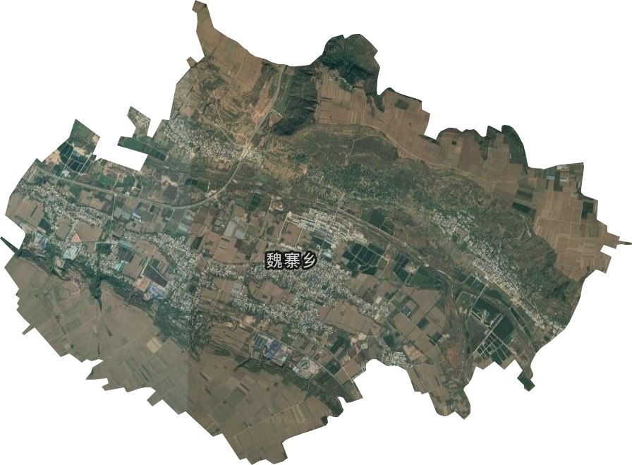 魏寨街道卫星图