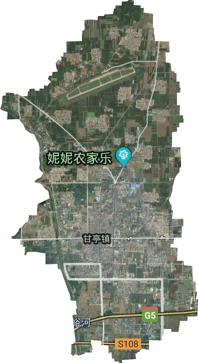 甘亭镇卫星图