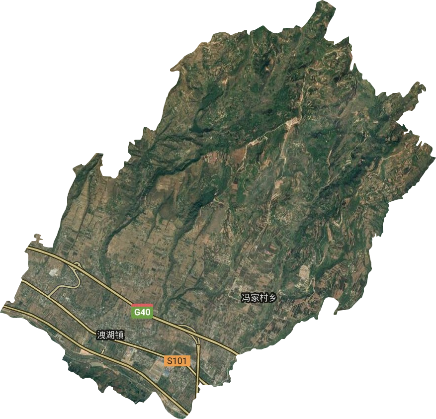 洩湖镇卫星图