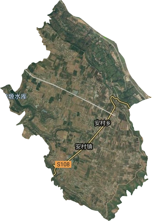 安村镇卫星图