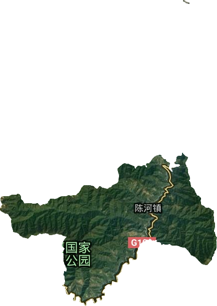 陈河镇卫星图