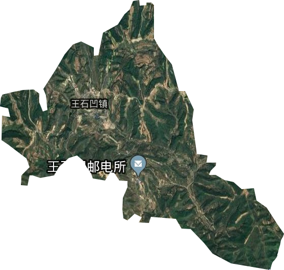 王石凹镇卫星图