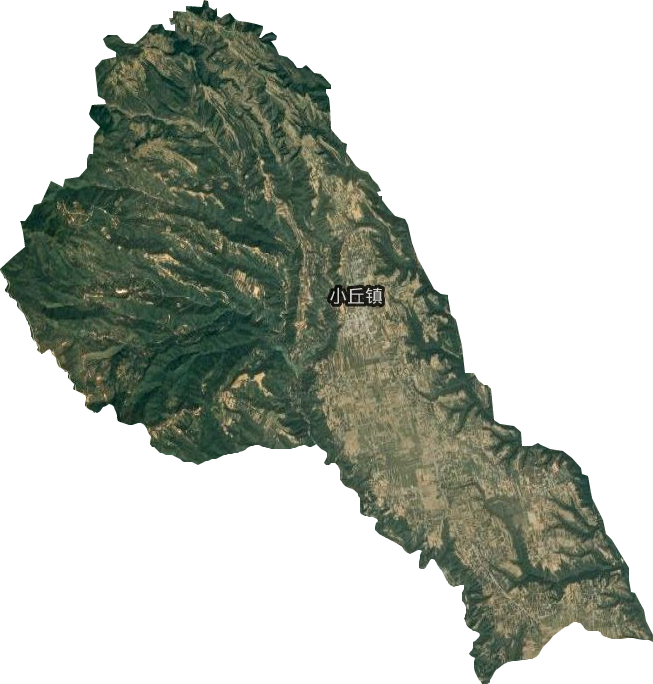小丘镇卫星图
