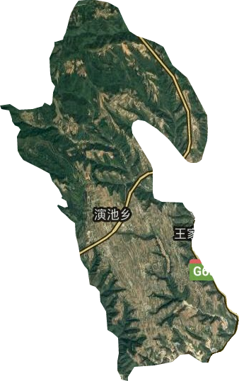 演池乡卫星图