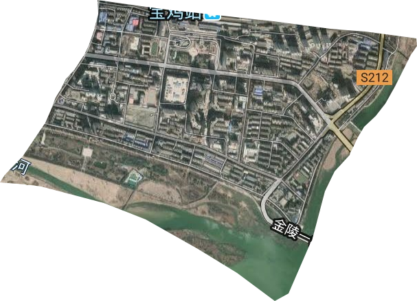 金陵街道卫星图