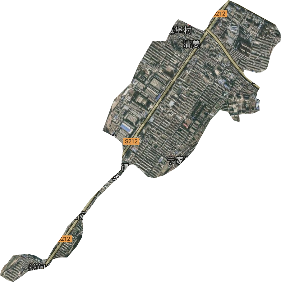 清姜街道卫星图