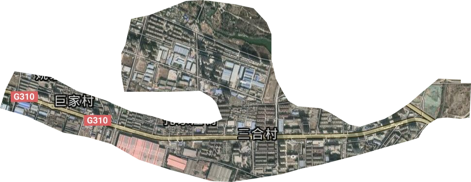 姜谭街道卫星图