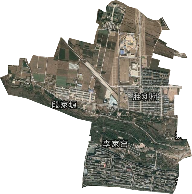 中山西路街道卫星图