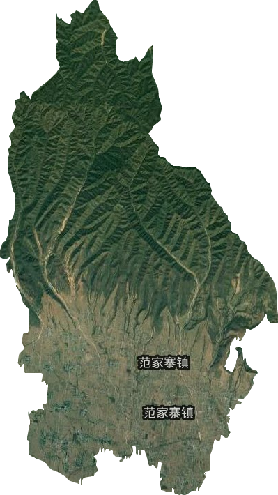 范家寨镇卫星图
