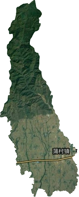 蒲村镇卫星图