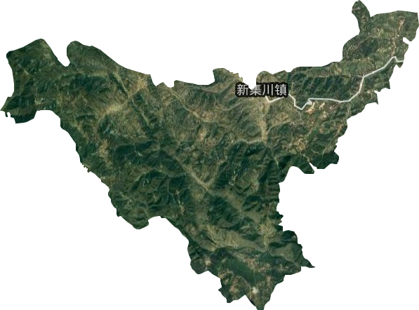 新集川镇卫星图