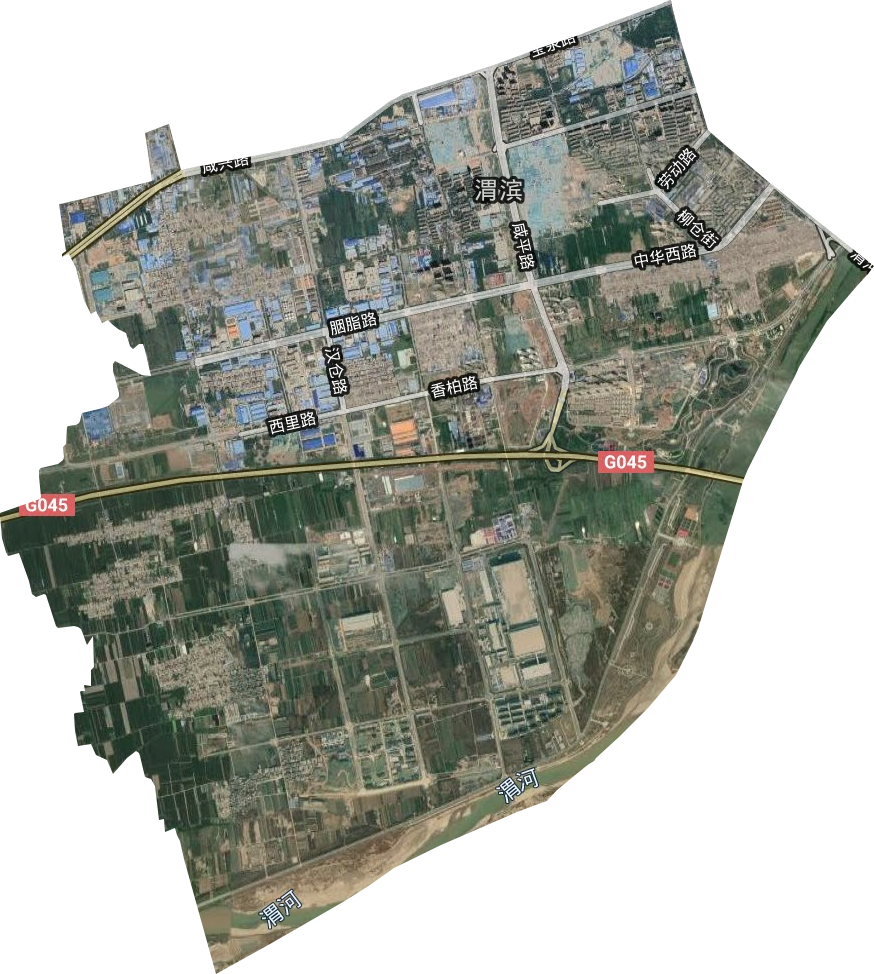 渭滨街道卫星图