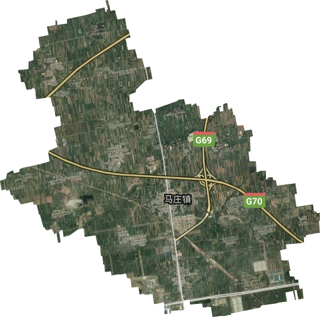 马庄镇卫星图
