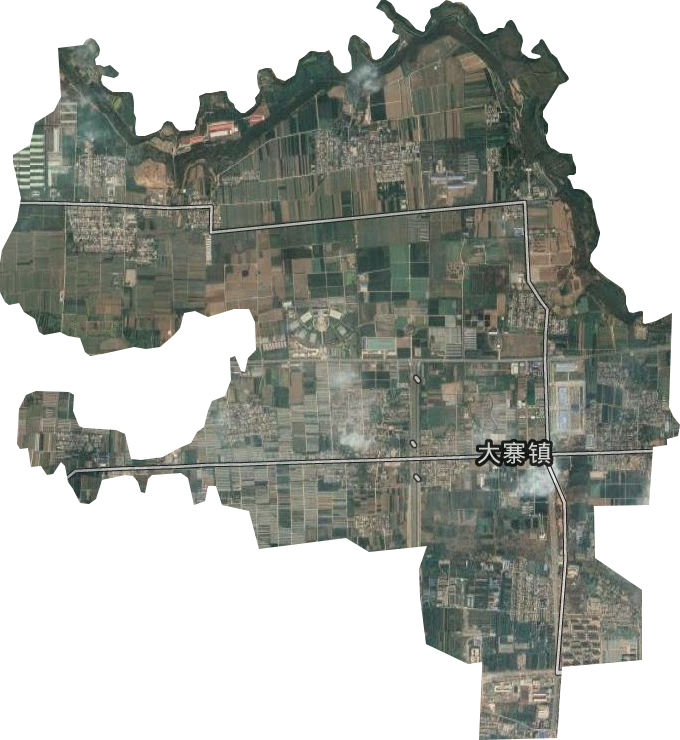大寨镇卫星图