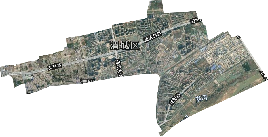 渭阳街道卫星图