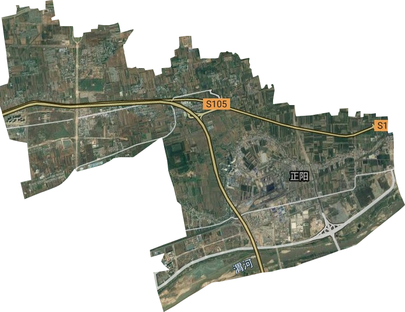 正阳街道卫星图