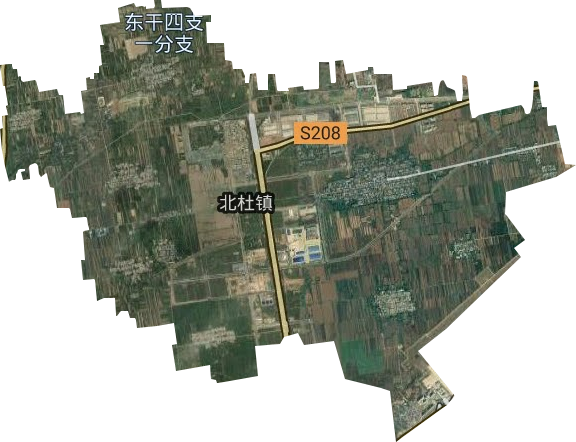 北杜镇卫星图
