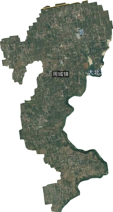 周城镇卫星图