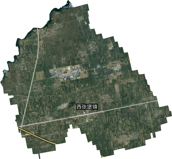 西张堡镇卫星图