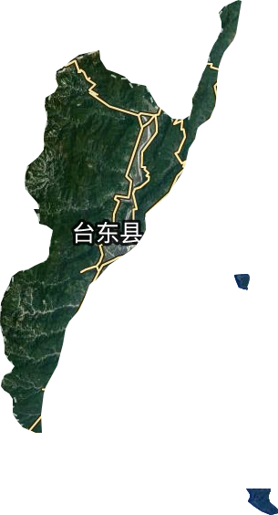 台东县卫星图