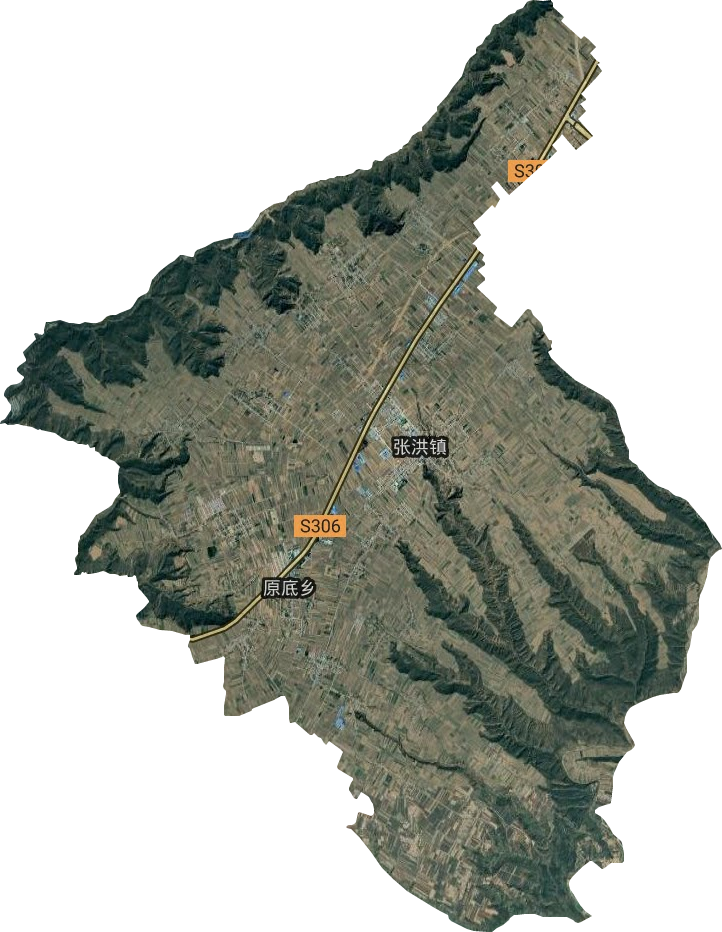 张洪镇卫星图
