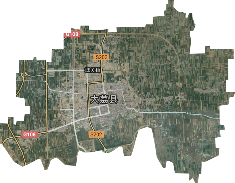 东七乡卫星图