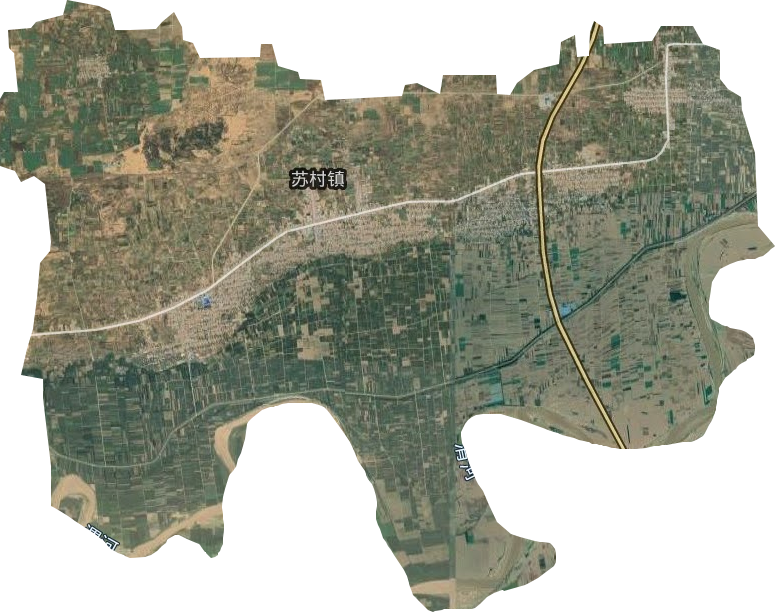 苏村镇卫星图