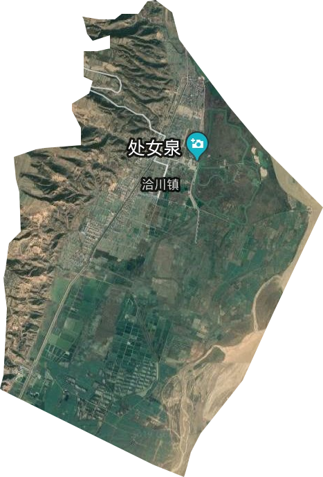 洽川镇卫星图