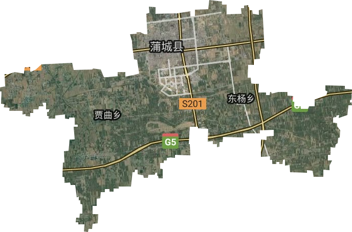 东杨乡卫星图