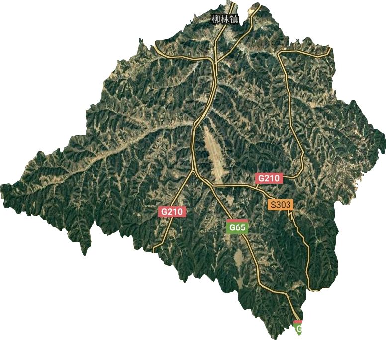 柳林镇卫星图