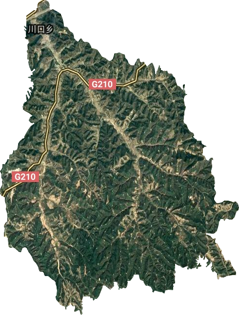 川口乡卫星图