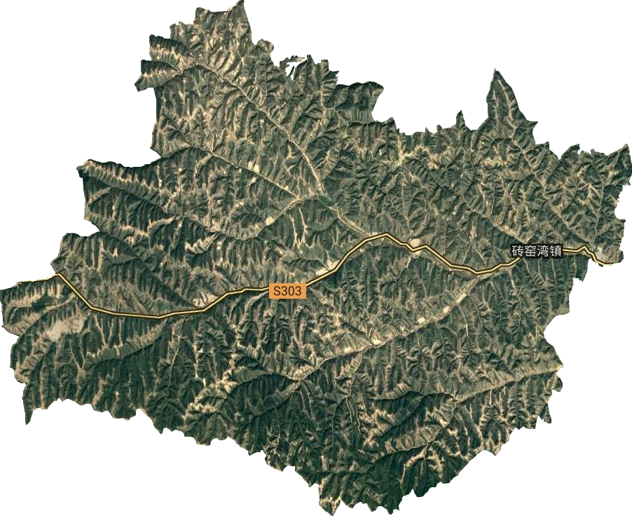 砖窑湾镇卫星图