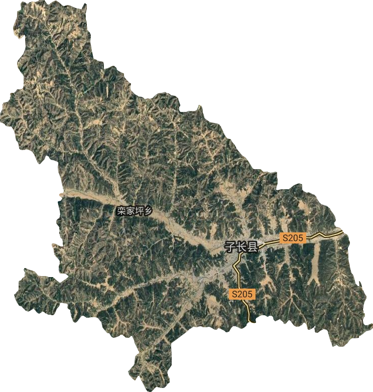 瓦窑堡镇卫星图