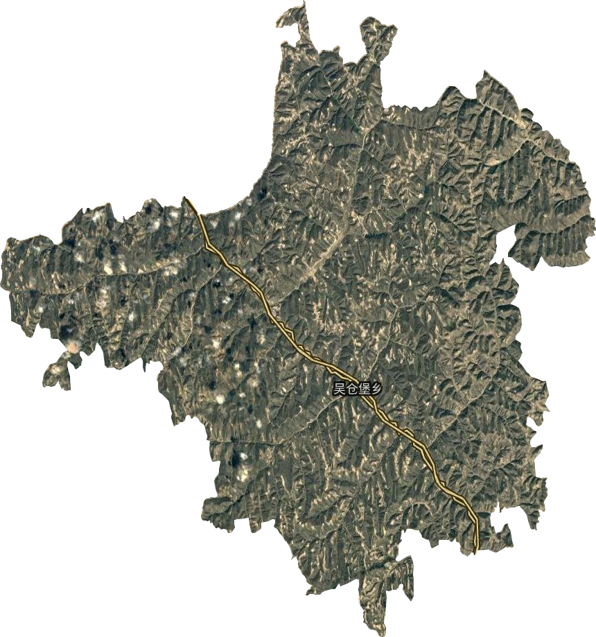 吴仓堡乡卫星图