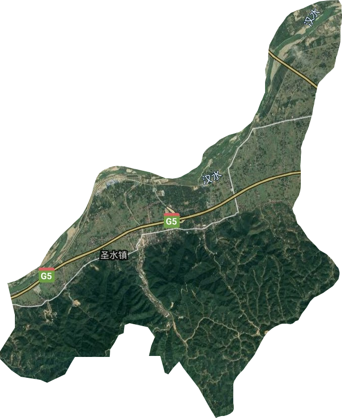 圣水镇卫星图