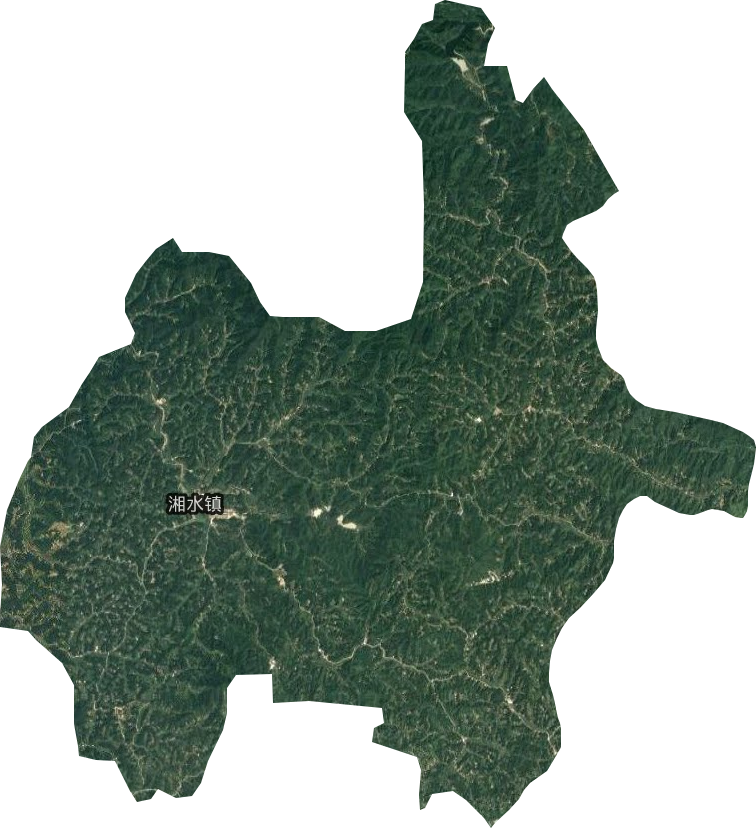 湘水镇卫星图