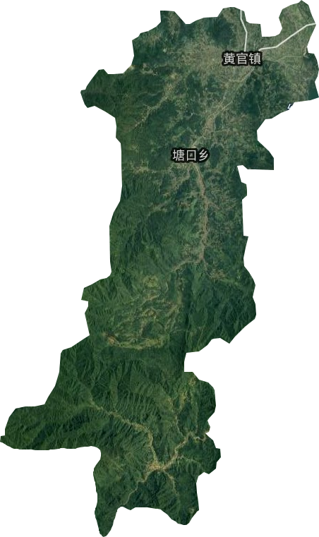 塘口乡卫星图