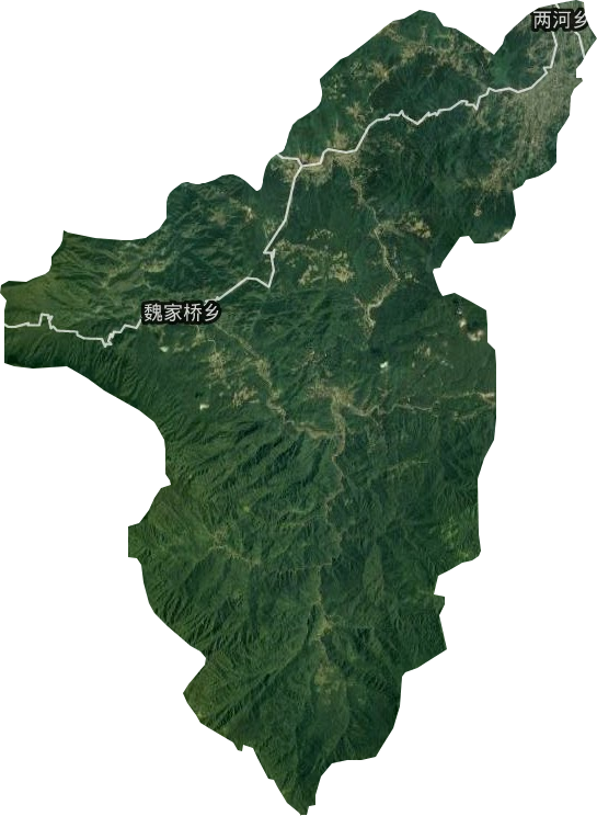 魏家桥乡卫星图