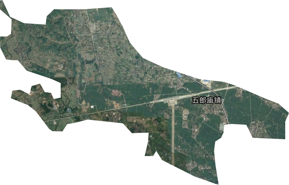 五郎庙乡卫星图