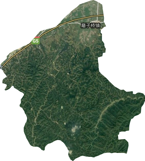 磨子桥镇卫星图