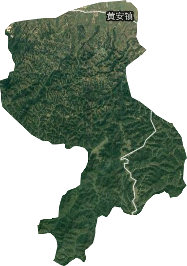 黄安镇卫星图
