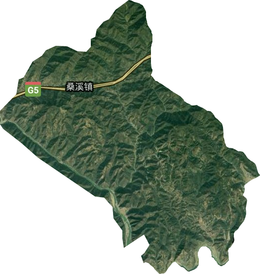 桑溪乡卫星图