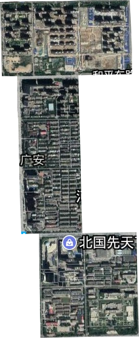广安街道卫星图