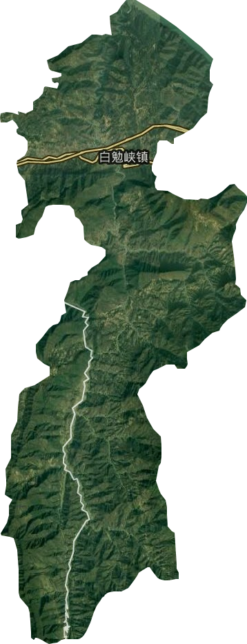 白勉峡乡卫星图