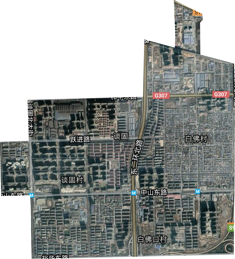 谈固街道卫星图