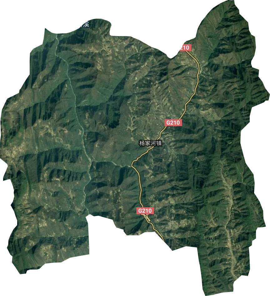 杨家河乡卫星图