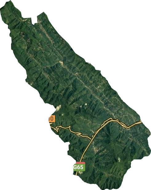 巴山乡卫星图