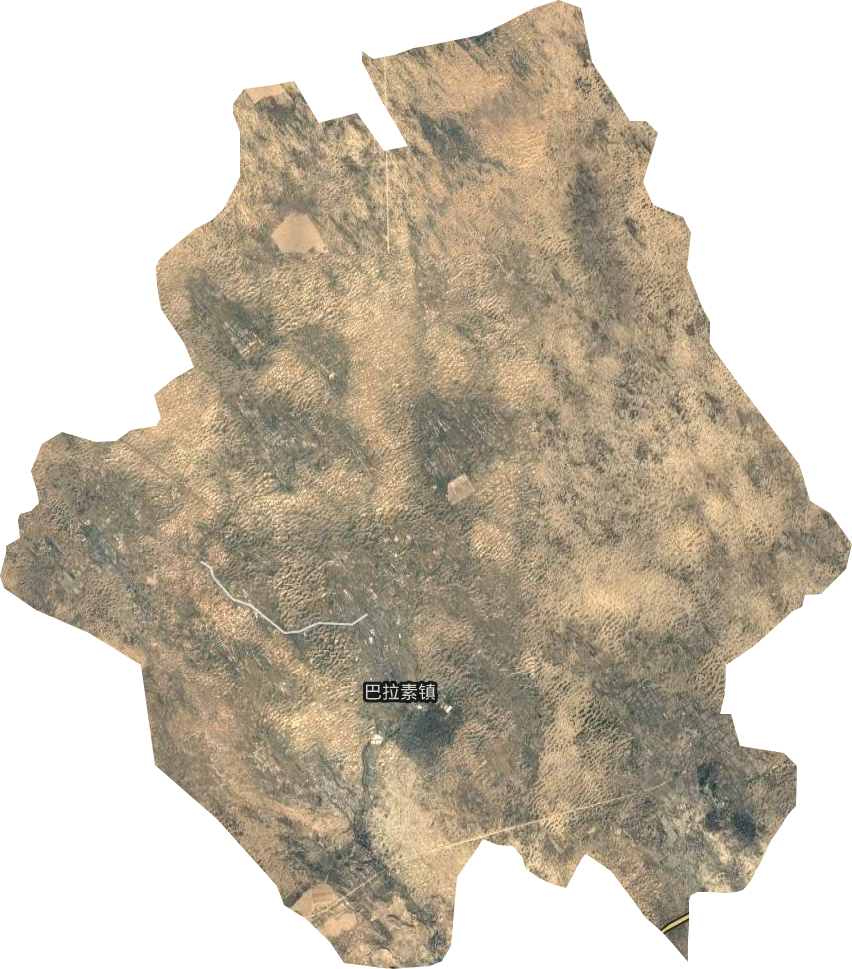 巴拉素镇卫星图