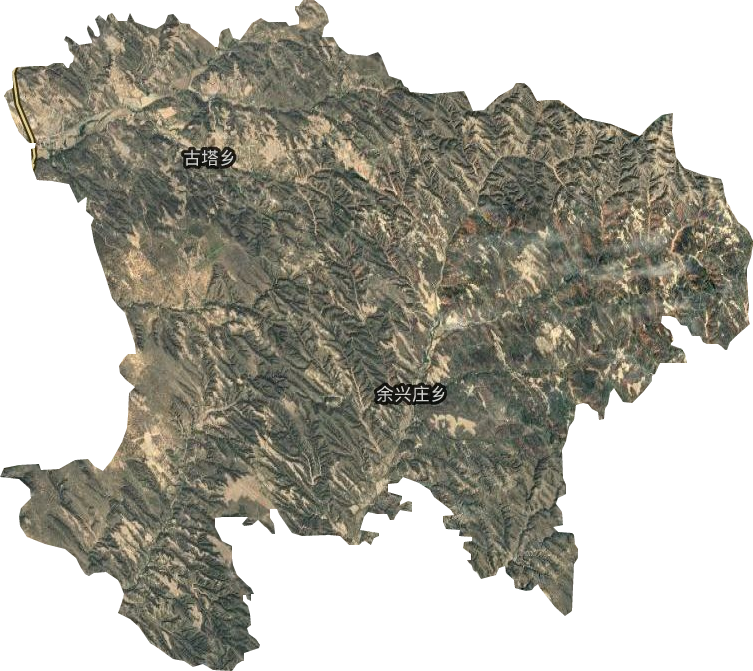 古塔乡卫星图